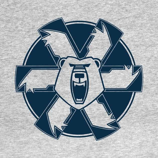 Clan Ghost Bear PT Shirt Stencil T-Shirt by EchoArc